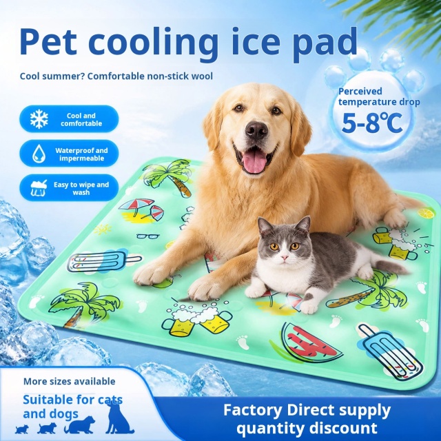 Waterproof Non Toxic Summer Cat Dog Pet Cooling Pad