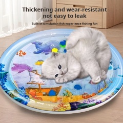 Round Inflatable Cooling Pet Water Bed Mat