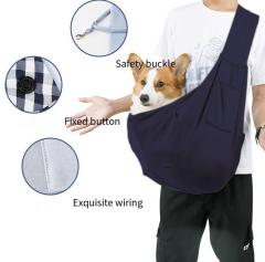 Hands-Free Comfortable Pet Sling Carrier for Outdoor Walks and Trips