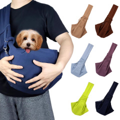 Hands-Free Comfortable Pet Sling Carrier for Outdoor Walks and Trips