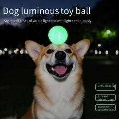 Bite Resistant Dog Luminous Toy Ball for Boredom Relief