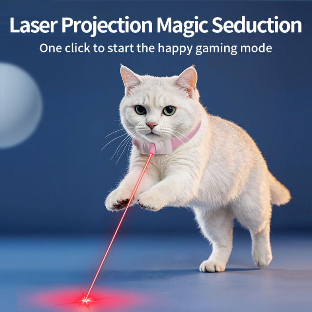 Adjustable Automatic Interactive Cat Pet Laser Collar Toy