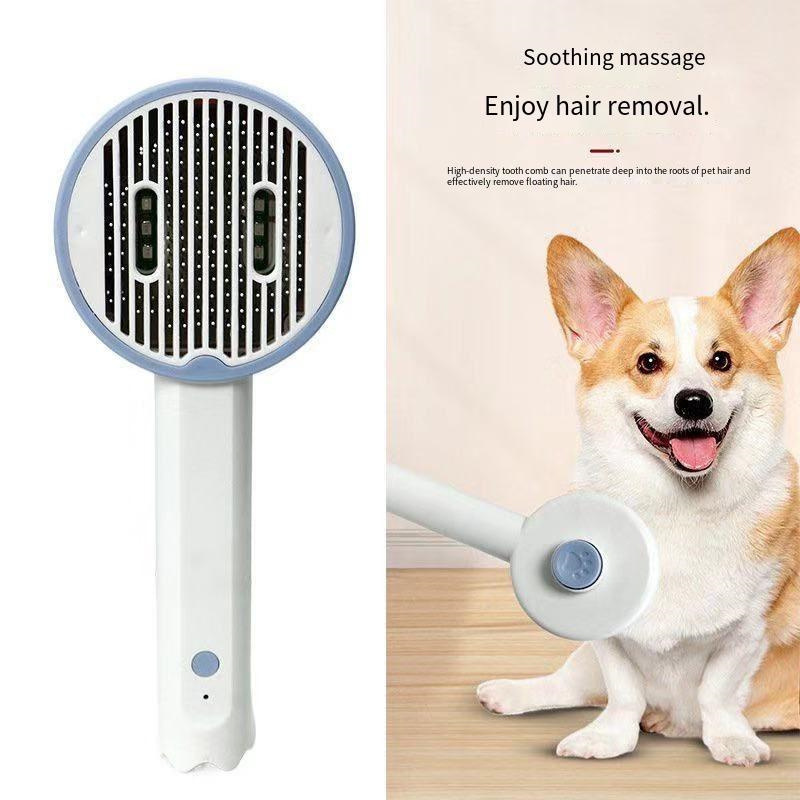 UV Light Pet Sterilizing Grooming Comb Hair Removal Brush