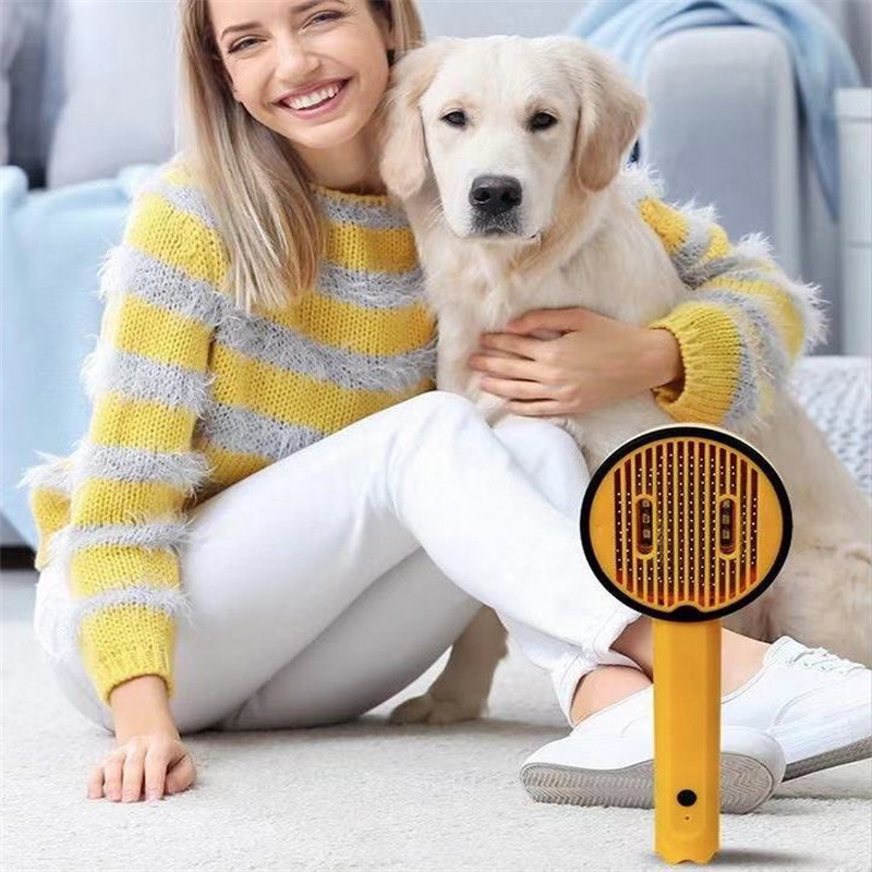UV Light Pet Sterilizing Grooming Comb Hair Removal Brush