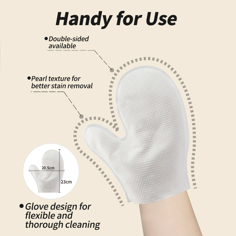 6pcs/pack Waterless Cleaning Moisturizing Dog Cat Glove Wipes