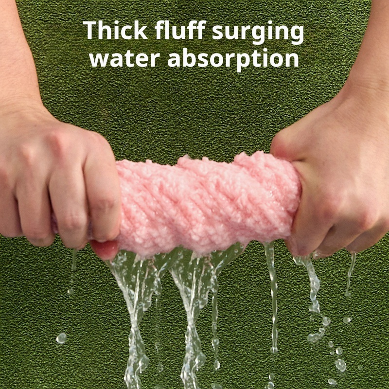 Soft Thumb Design Super Absorbent Cat Pet Dog Cleaning Gloves