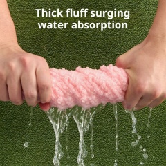 Soft Thumb Design Super Absorbent Cat Pet Dog Cleaning Gloves
