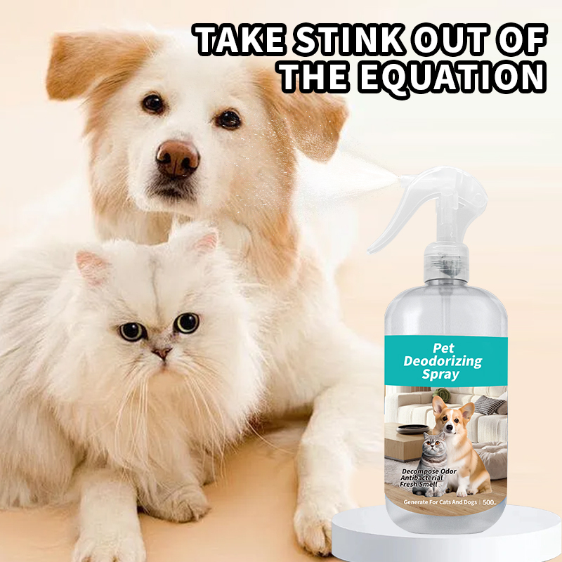 500ml Pet Deodorizing Spray Antibacterial Odor Eliminator