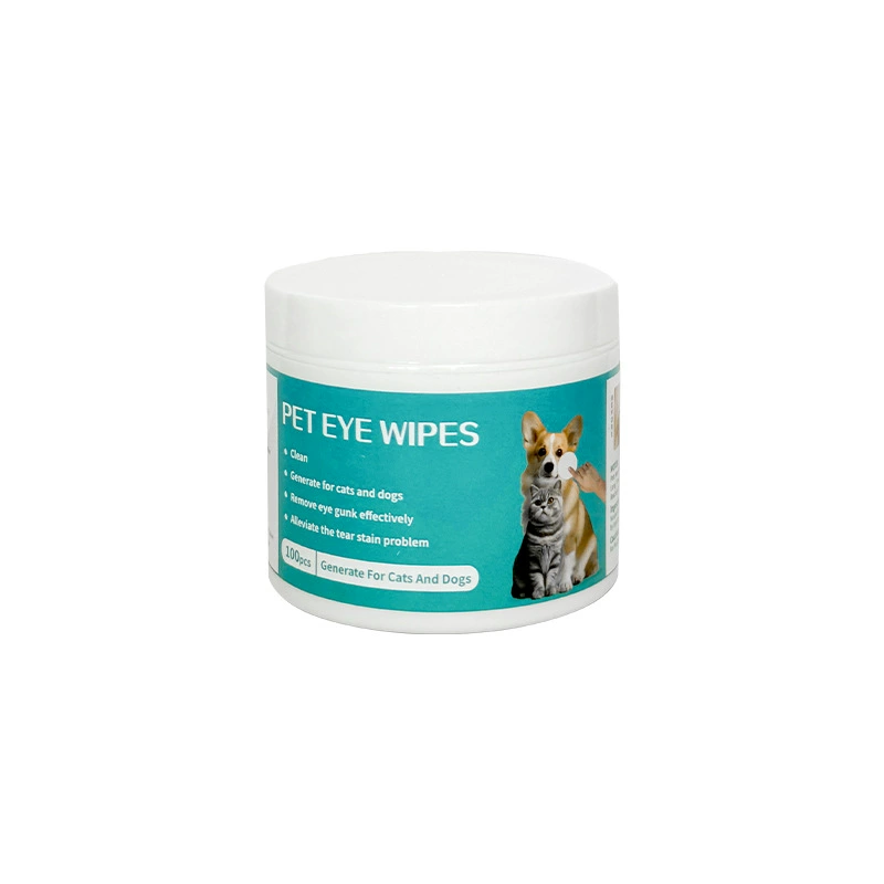100pcs/box Gentle Tear Stain Remover Cat Dog Pet Eye Wipes