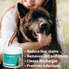 100pcs/box Gentle Tear Stain Remover Cat Dog Pet Eye Wipes