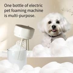 Rechargeable Pet Electric Bubbler Dog Cat Bath Foam Maker