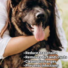 25pcs/bag Soft Disposable Dog Cat Eye Wipes for Daily Care