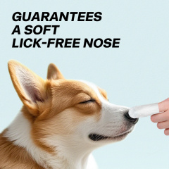 50pcs/pack Natural Moisturizing Pet Nose Finger Wipes for Dogs Cats