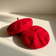 Cute Adjustable Cat Beret Hat Lightweight Comfortable for Daily Wear