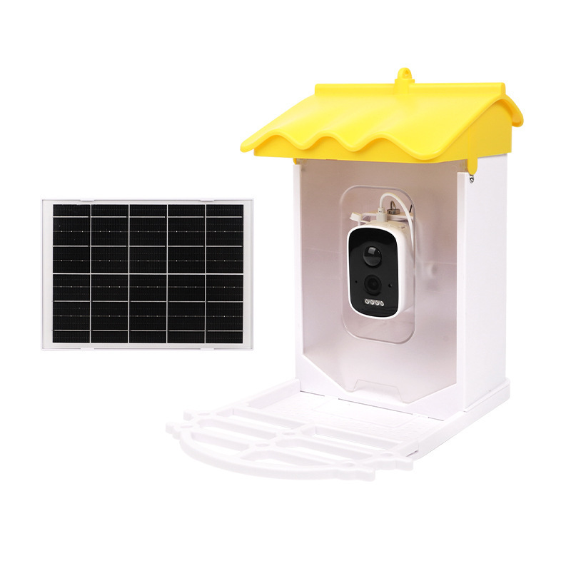 Solar-Powered AI Identify Smart Bird Feeder with HD Camera