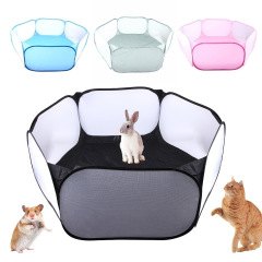 Pop Up Foldable Hexagonal Pet Fence Delivery Room for Kitten Rabbit