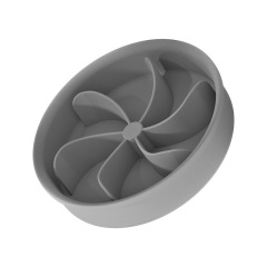 Silicone Anti-Choke Petal Shape Pet Slow Feeder Eating Bowl