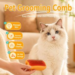 Deep Cleaning Grooming Comb Efficient Shedding Pet Slicker Brush