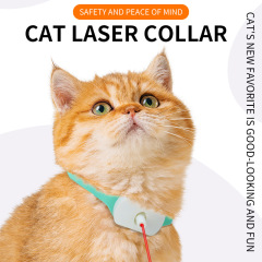 Rechargeable Cat Kitten Laser Collar Wearable Exercise Pet Toy