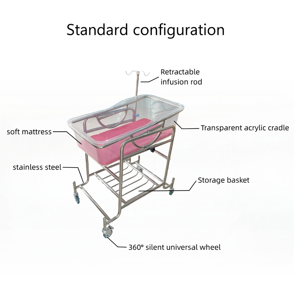 Nuoan Customizable Available Hospital Baby Crib