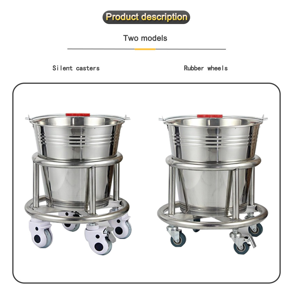Nuoan Hospital Stainless Steel Medical Kick Bucket