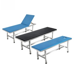 Nuoan Adjustable Stainless Steel Examination Table Medical Clinic Patient Examination Bed
