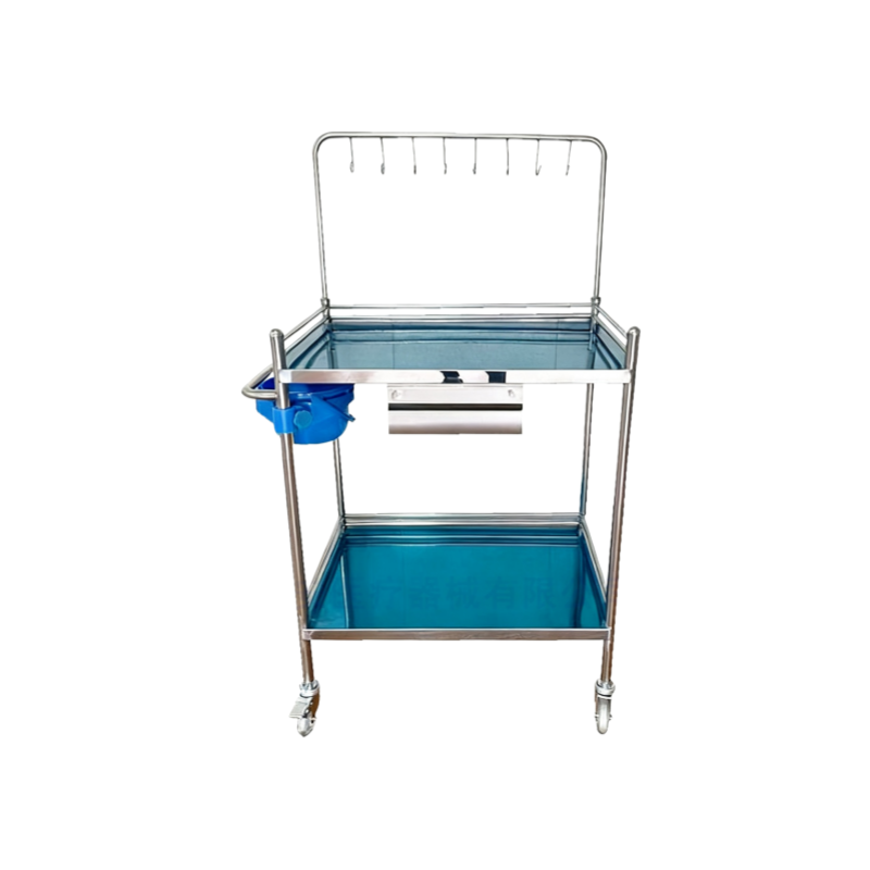 Factory direct NA-A705 2-Tiers with Single Drawer Medical Infusion Cart