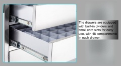 Nuoan Manufacturer Stainless Steel Medical Equipment Cart Clinical Hospital Medicine Trolley