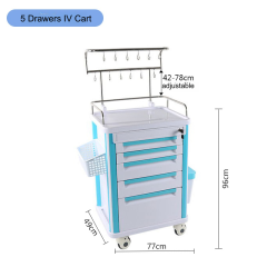 NA-B403 5 Drawers IV Cart