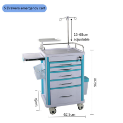 NA-B408 5 Drawers Emergency Crash Cart