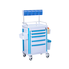 Nuoan Hospital Rescue Emergency Anesthesia Trolley for Medication / Nursing / Treatment / Medicine