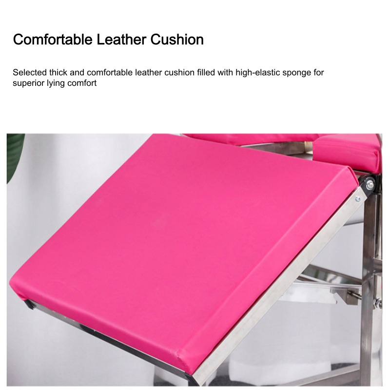 NA-C402 Split Type Tri Fold Hospital Gynecological Examination Bed Durable Pregnancy Examination Bed Treatment Bed