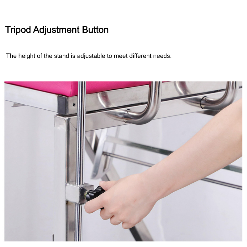 NA-C402 Split Type Tri Fold Hospital Gynecological Examination Bed Durable Pregnancy Examination Bed Treatment Bed