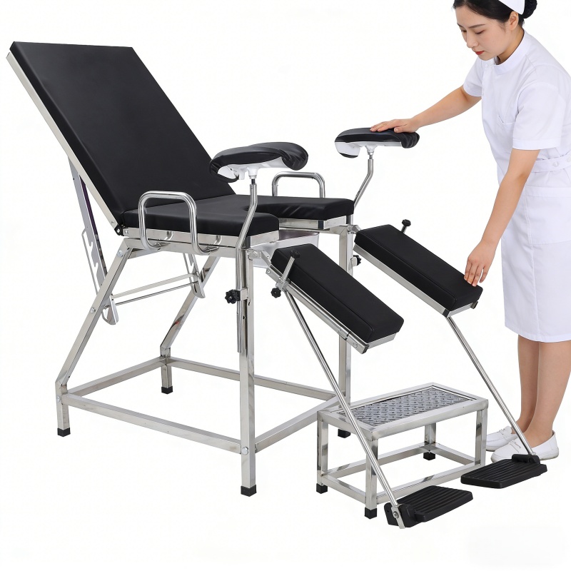 Hospital Exam Room Stainless Foot Stool Medical Hospital Foot Step Stool