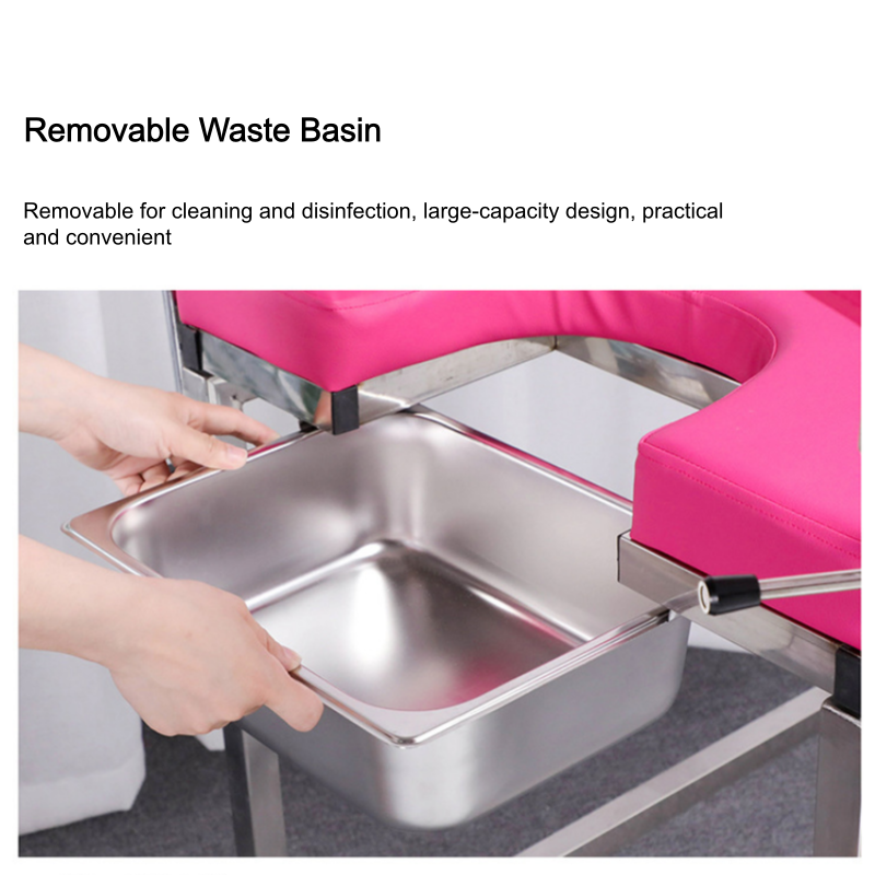 NA-C402 Split Type Tri Fold Hospital Gynecological Examination Bed Durable Pregnancy Examination Bed Treatment Bed