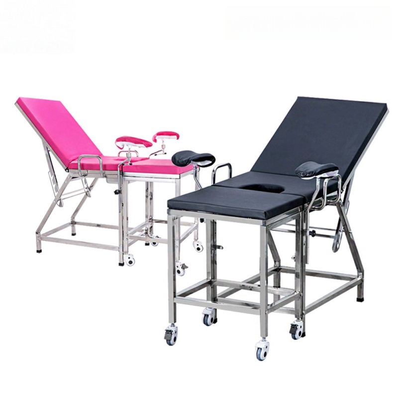 NA-C402 Split Type Tri Fold Hospital Gynecological Examination Bed Durable Pregnancy Examination Bed Treatment Bed