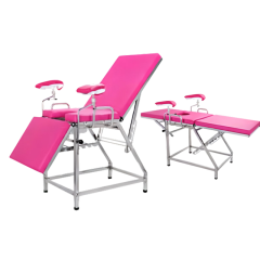 NA-C403 Hospital Furniture Stainless Steel Three Fold Gynecological Examination Bed for Hospital Use