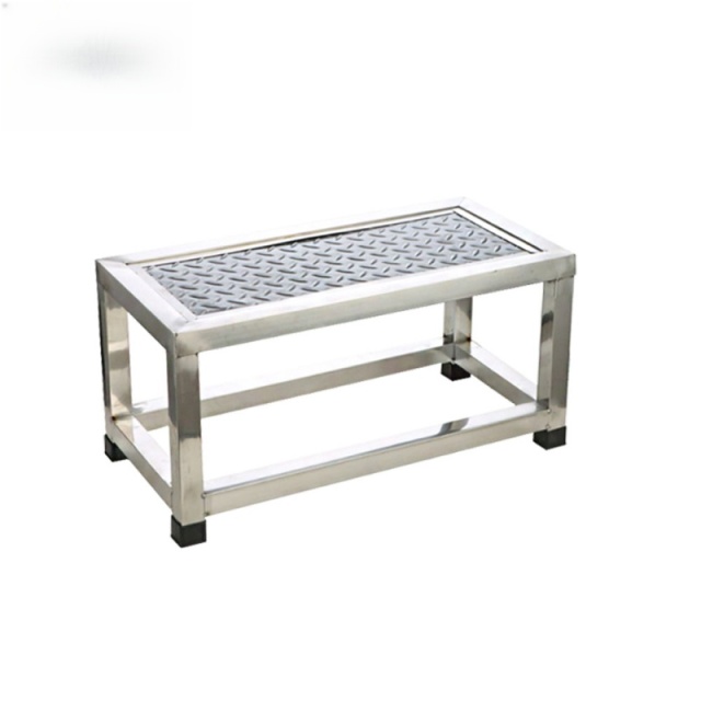 Hospital Exam Room Stainless Foot Stool Medical Hospital Foot Step Stool