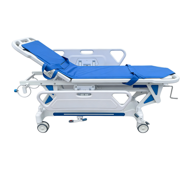 Hospital Professional Hydraulic Transfer Stretcher ABS Emergency Stretcher Bed