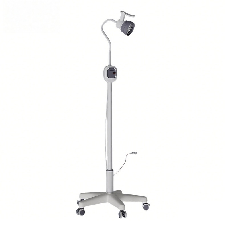 Portable LED Exam Light with Universal Wheels - Surgical Examination Lamp for Gynecology, Stomatology, Outpatient Care - Bright, Adjustable Lighting Solution