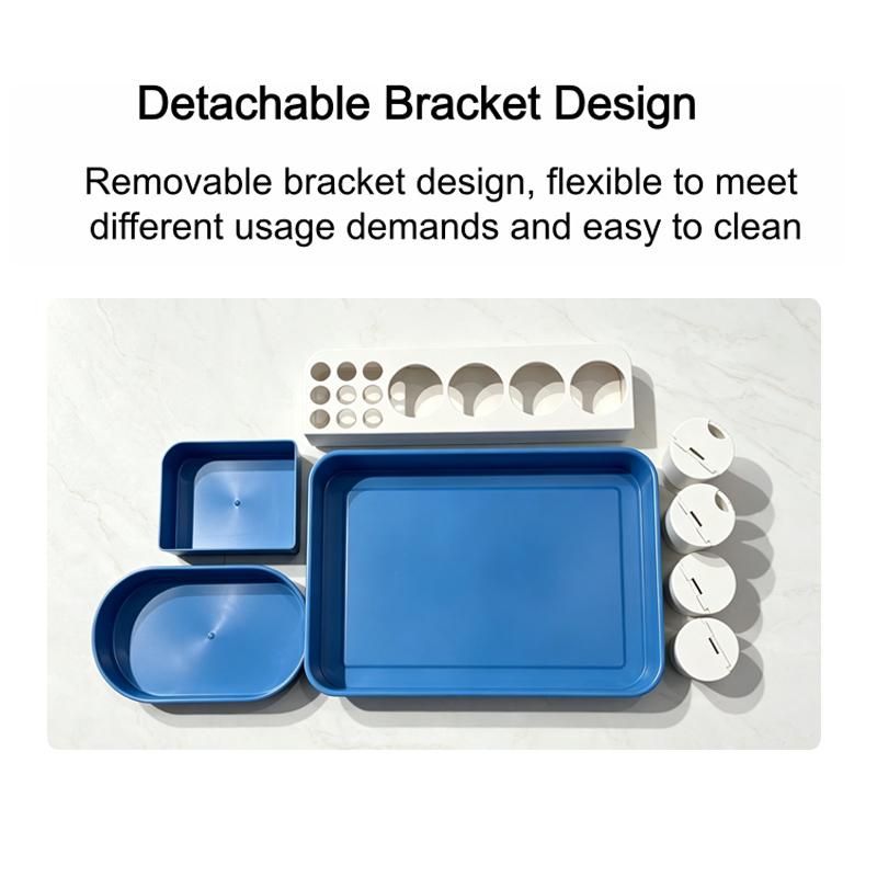 Medical ABS Drug Infusion Tray Blue colour Disinfection Tray Hospital Disinfection Tray