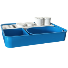 Medical ABS Drug Infusion Tray Blue colour Disinfection Tray Hospital Disinfection Tray