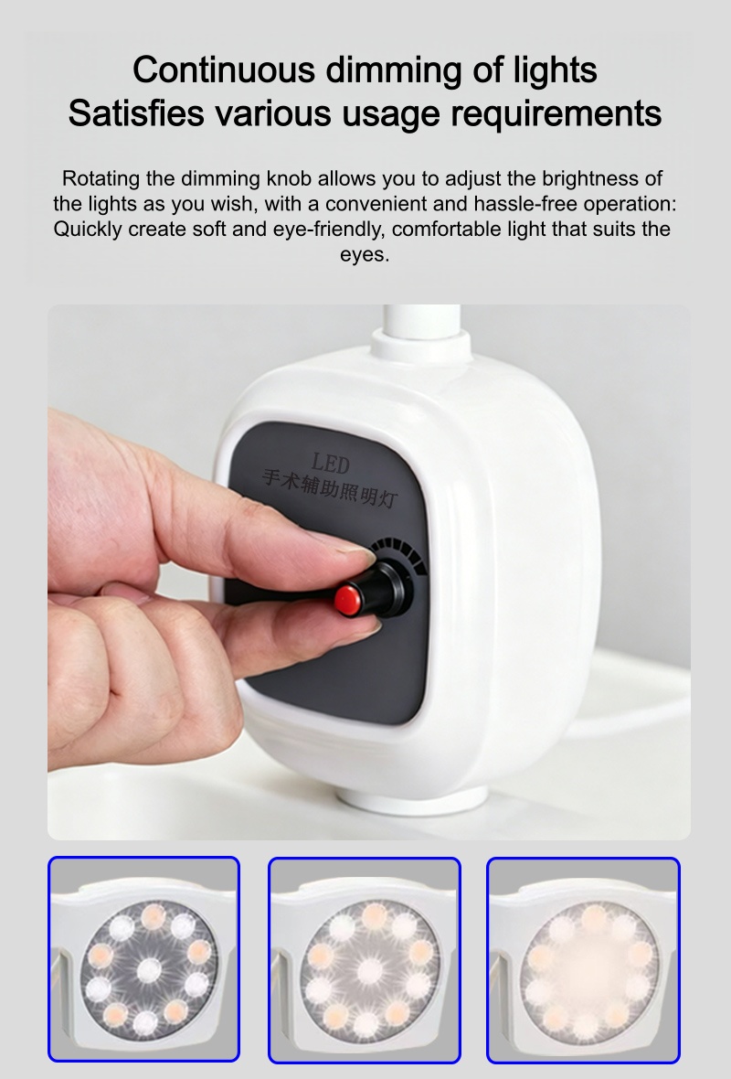 11 Beads LED Examination Lamp Medical Clinic Adjustable Brightness Surgical Inspection Light
