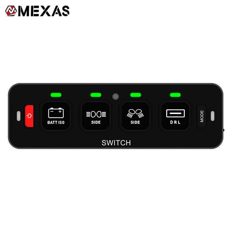4/6 Gang Slim Series Wireless Switch Panel Assembly