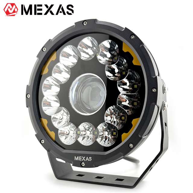 R15 PRO 7" 160W Off-road SUV Auxiliary headlight Kit Single-Beam LED Spotlight w/ DRL