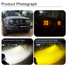 R15 PRO 7" 160W Off-road SUV Auxiliary headlight Kit Single-Beam LED Spotlight w/ DRL