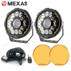 R15 PRO 7" 160W Off-road SUV Auxiliary headlight Kit Single-Beam LED Spotlight w/ DRL