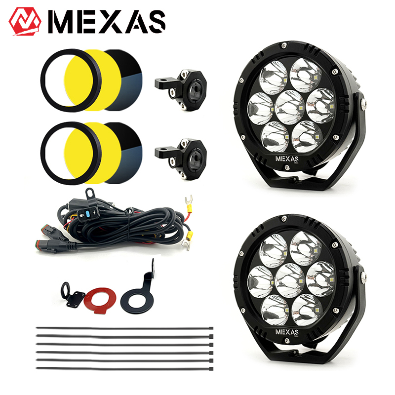 R7 MAX 4.3" 105W Motorcycle LED Spotlight Auxiliary Light