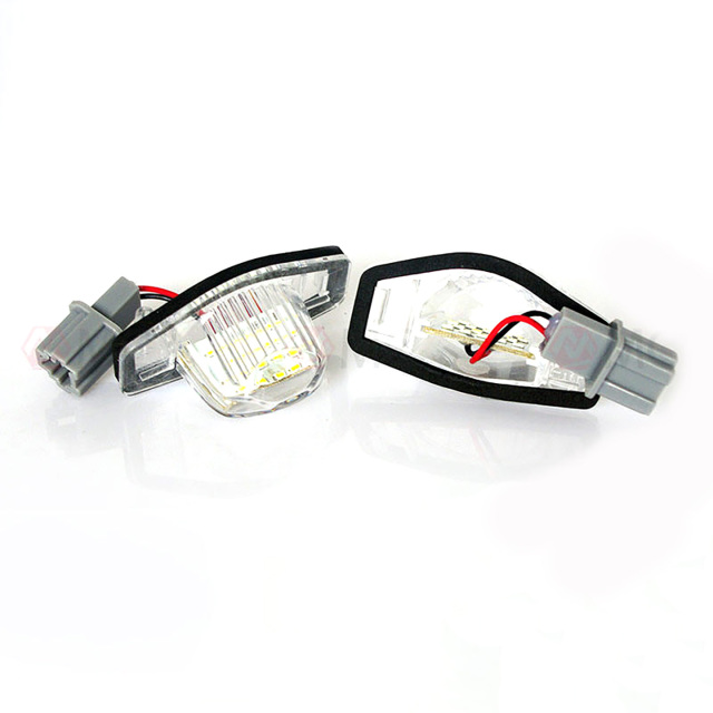 LED License Plate Light for Honda CR-V Crosstour Element Freed Fit Jazz HR-V Vezel Insight Odyssey Stream