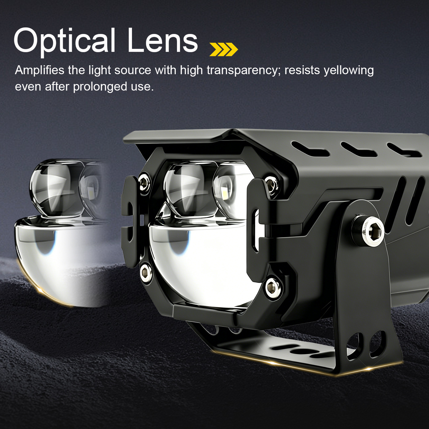 M80 2.3" 120W High/Low Dual-Beam LED Light Pods